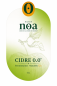 Preview: Etikett Cidre désalcoolisé Maison NOA – Französischer alkoholfreier Apfelwein mit traditionellem Design
